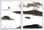 中国水墨山水画装饰画