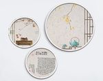 中国风民俗手绘禅意花鸟装饰画