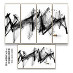 装饰画抽象水墨山水