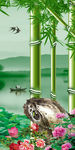 江南春玄关背景