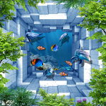 3D海底世界天顶壁画
