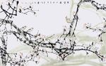 中国风水墨工笔画花鸟背景墙