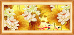 荷花 国画