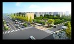 鸟瞰图 房地产效果图 小区效果