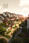 鸟瞰图 房地产效果图 小区效果