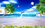 海景椰子树
