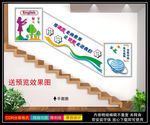 英语楼梯文化墙