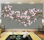 水墨画花鸟