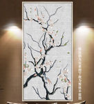 工笔花鸟玉兰画