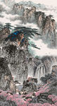 国画山水玄关