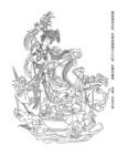 线描仙女童子