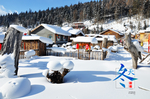 东北牡丹江雪景