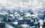 抽象艺术油画玄关屏风背景底纹素