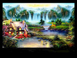 山水油画