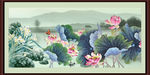 国画荷花