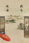 新中式工笔画装饰画