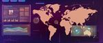 世界地图大数据信息图表