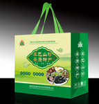 绿色土特产茶叶食品手提袋