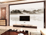 电视墙 电视背景墙 背景墙画