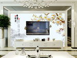 背景墙 壁画 装饰画 雅舍兰香