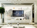 客厅电视墙 客厅墙 客厅壁画