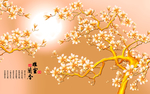室雅兰香背景墙