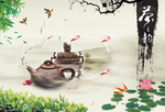 茶之韵味展板