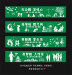 地产绿植围挡