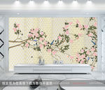 花鸟壁画