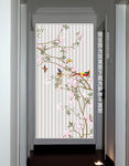 中式花鸟玄关