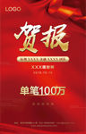业绩 贺报 战报 海报 金融海