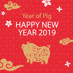 新年春节猪年元素