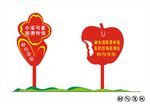 花草牌温馨提示异形标识AI09
