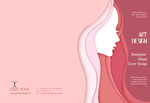 女性卡通人脸封面