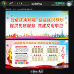 精神文明建设 宣传栏