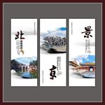 北京旅游文化展板