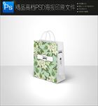 高档大气手绘花朵手提袋图片