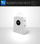 高档大气手绘花朵手提袋图片