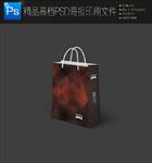 高档大气手绘花朵手提袋图片