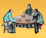 手绘古人