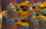 抽象油画