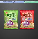 洋葱圈包装 平面展开分层文件