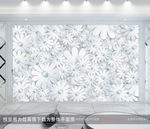 花卉背景墙