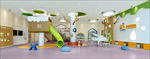 幼儿园活动娱乐室模型效果图