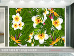 热带植物背景