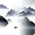 禅意山水画