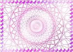 桃红花样 精装证书纹