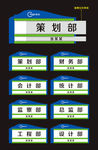 企业科室牌