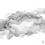山水抽象画