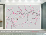 现代简约花鸟